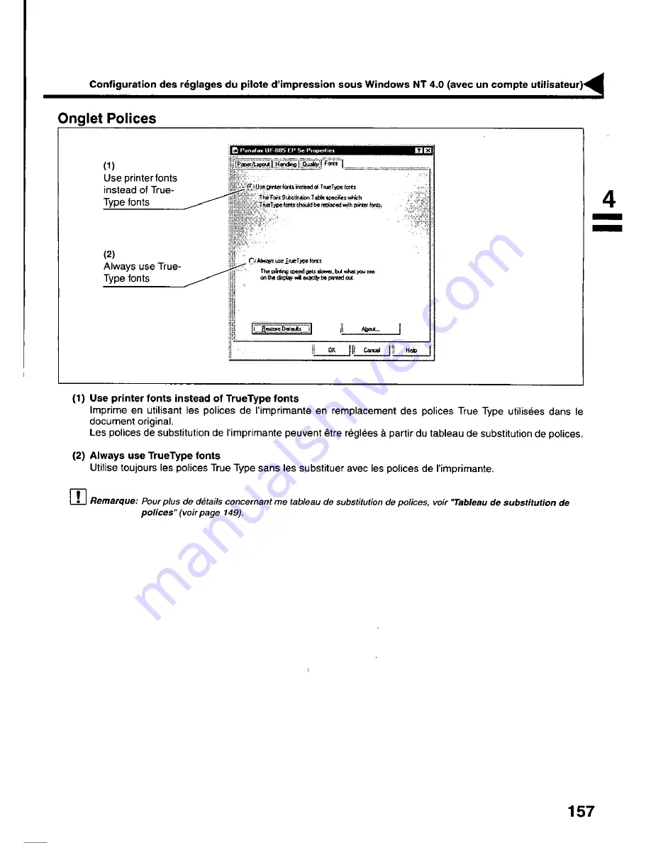 Panasonic UF 890 - Panafax B/W Laser Скачать руководство пользователя страница 159