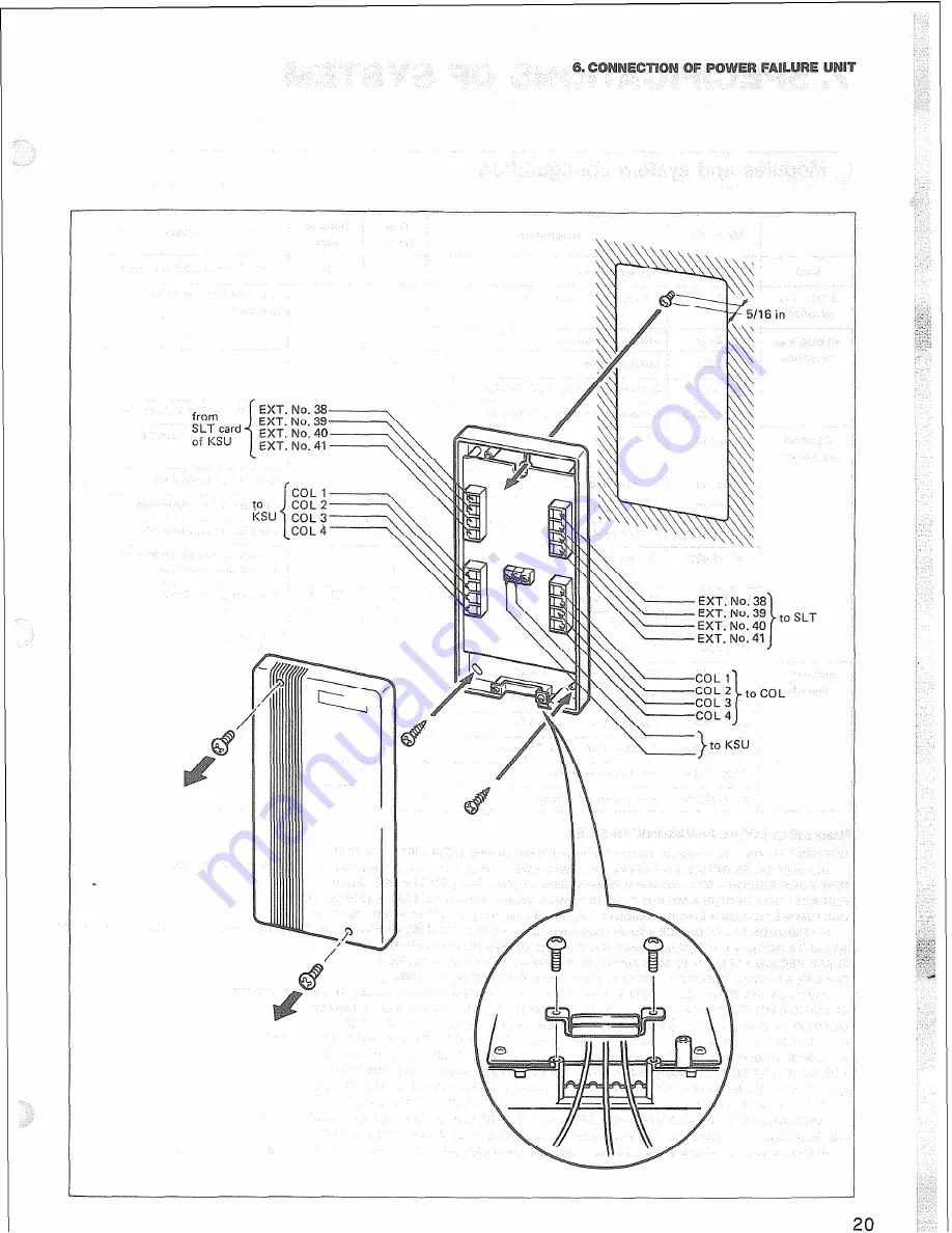 Panasonic VA-1232 Installation And Programming Manual Download Page 23