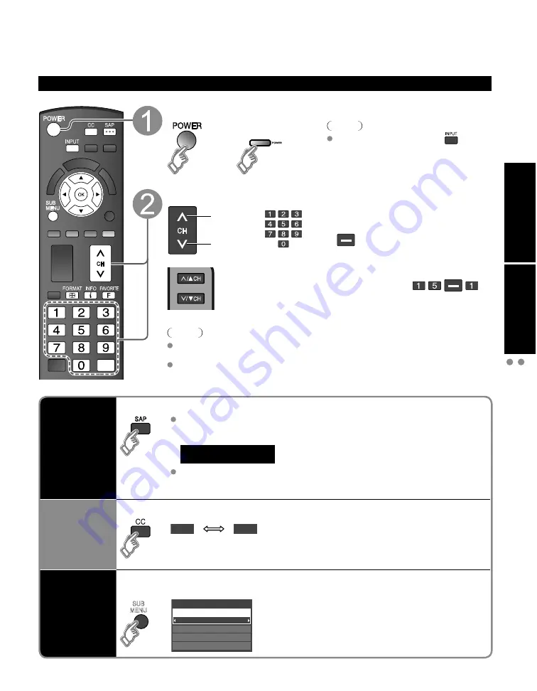 Panasonic Viera TC-50PX14 Operating Instructions Manual Download Page 19