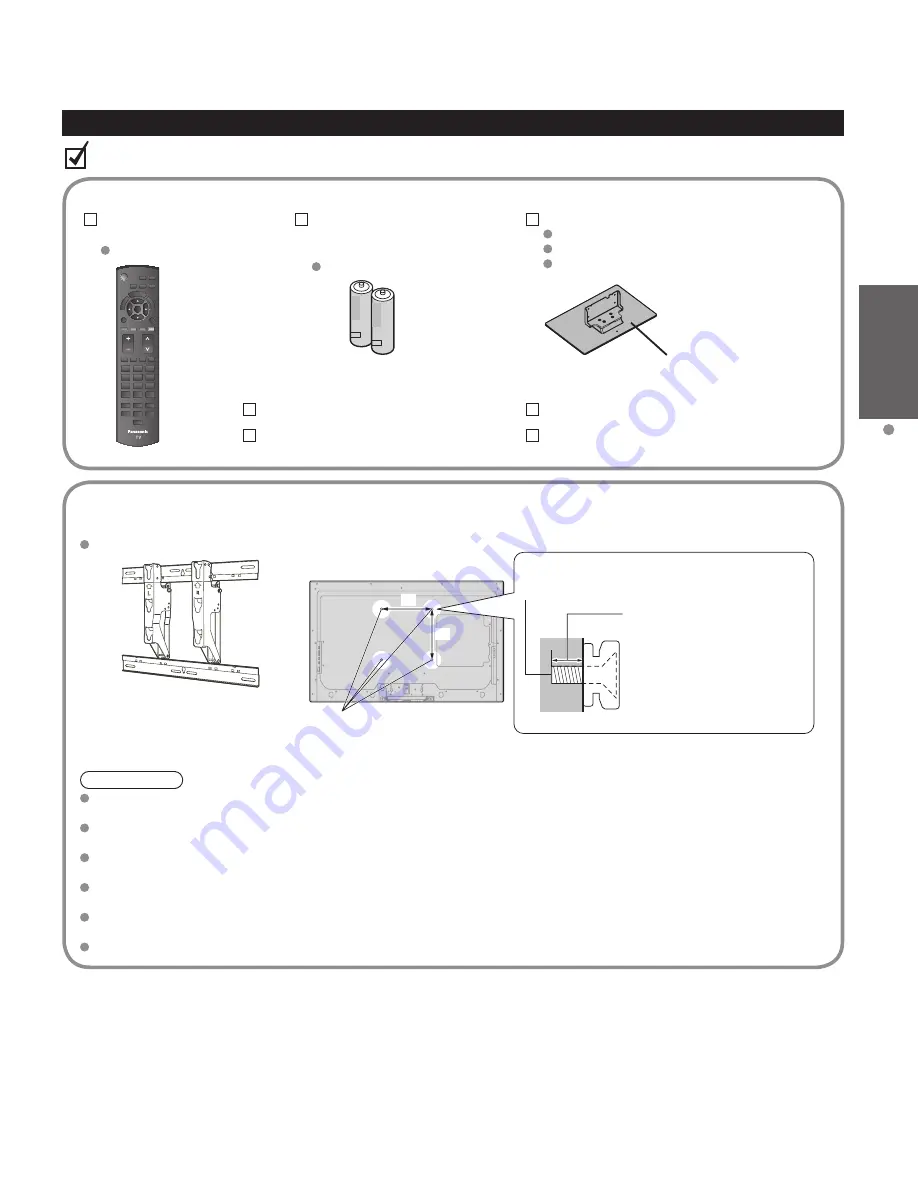 Panasonic VIERA TC-L37E3 Owner'S Manual Download Page 7