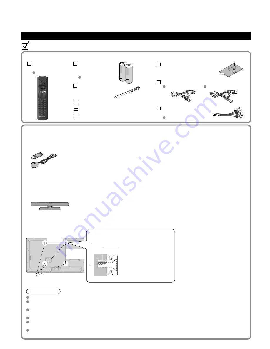 Panasonic Viera TC-L42E50 Manual De Usuario Download Page 8