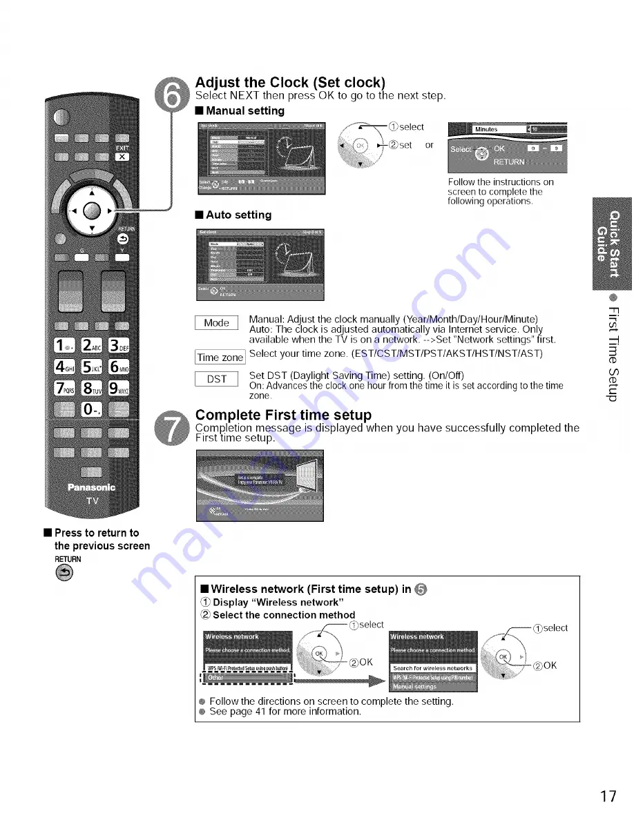 Panasonic VIERA TC-P50G20 Скачать руководство пользователя страница 17