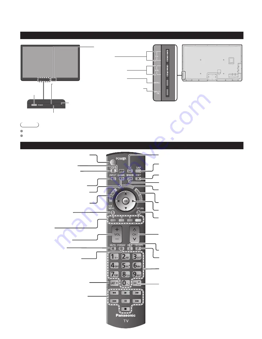 Panasonic Viera TC-P65VT30 Manual De Usuario Download Page 14