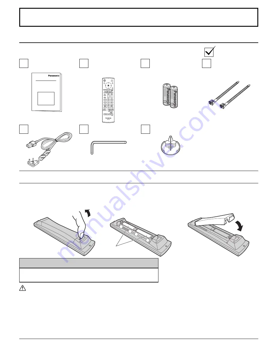 Panasonic Viera TH-103PF10 Operating Instructions Manual Download Page 8