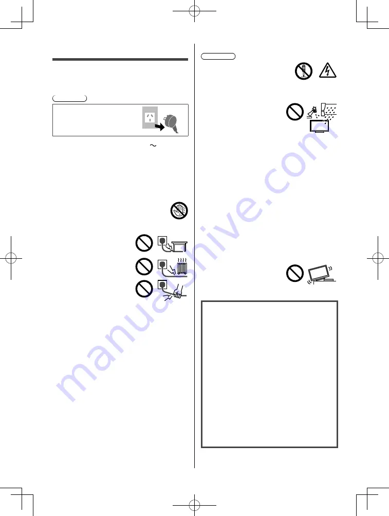 Panasonic VIERA TH-40ES500A Operating Instructions Manual Download Page 4