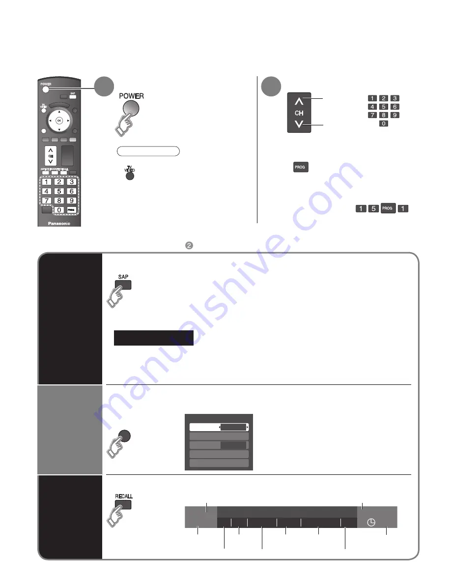 Panasonic Viera TH-42PE7 Quick Start Manual Download Page 20