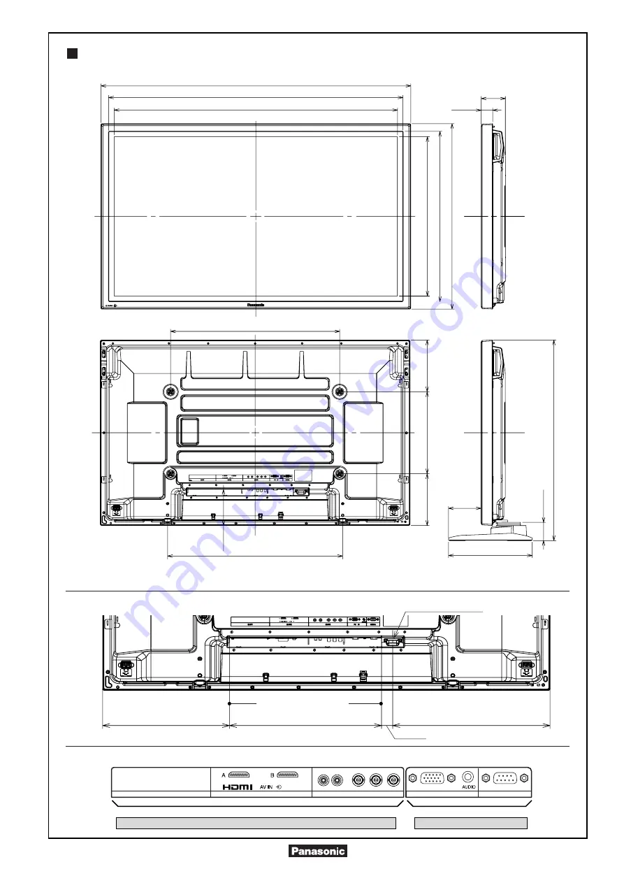 Panasonic Viera TH-50PF11 Specifications Download Page 2