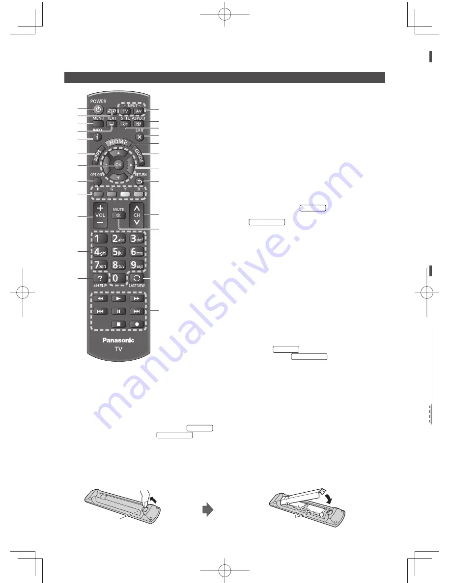 Panasonic Viera TH-L42ET60A Operating Instructions Manual Download Page 10