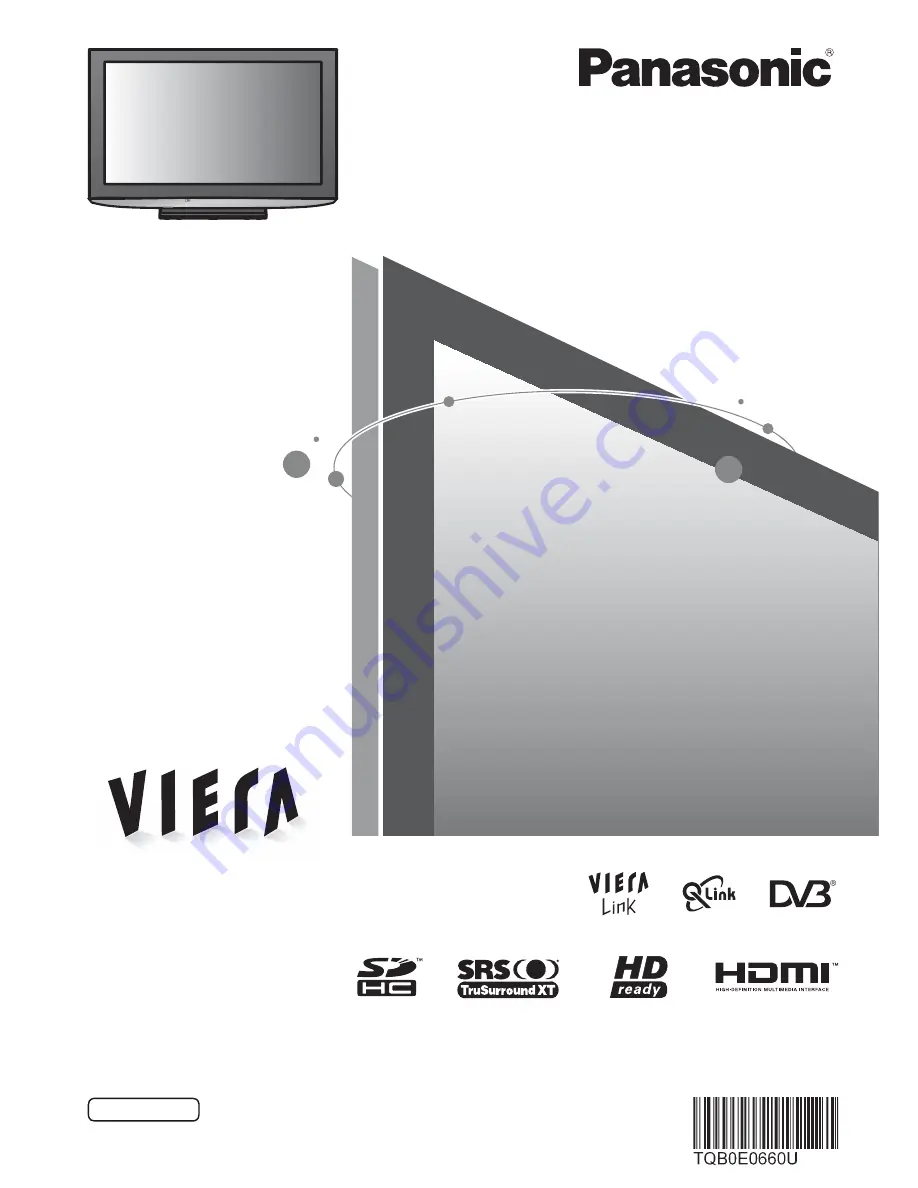 Panasonic Viera TX-D32LF82F Operating Instructions Manual Download Page 1