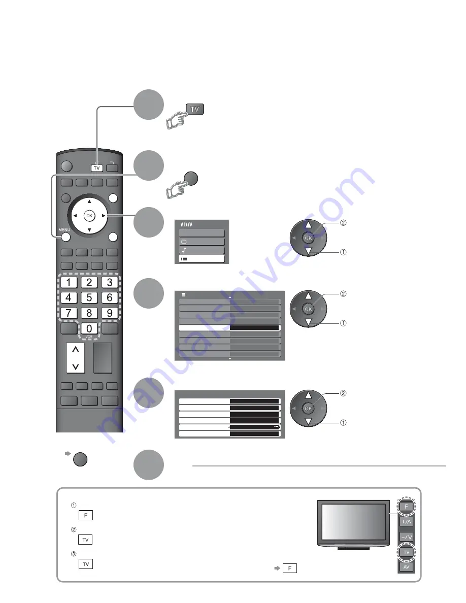 Panasonic Viera TX-D32LF82F Operating Instructions Manual Download Page 28