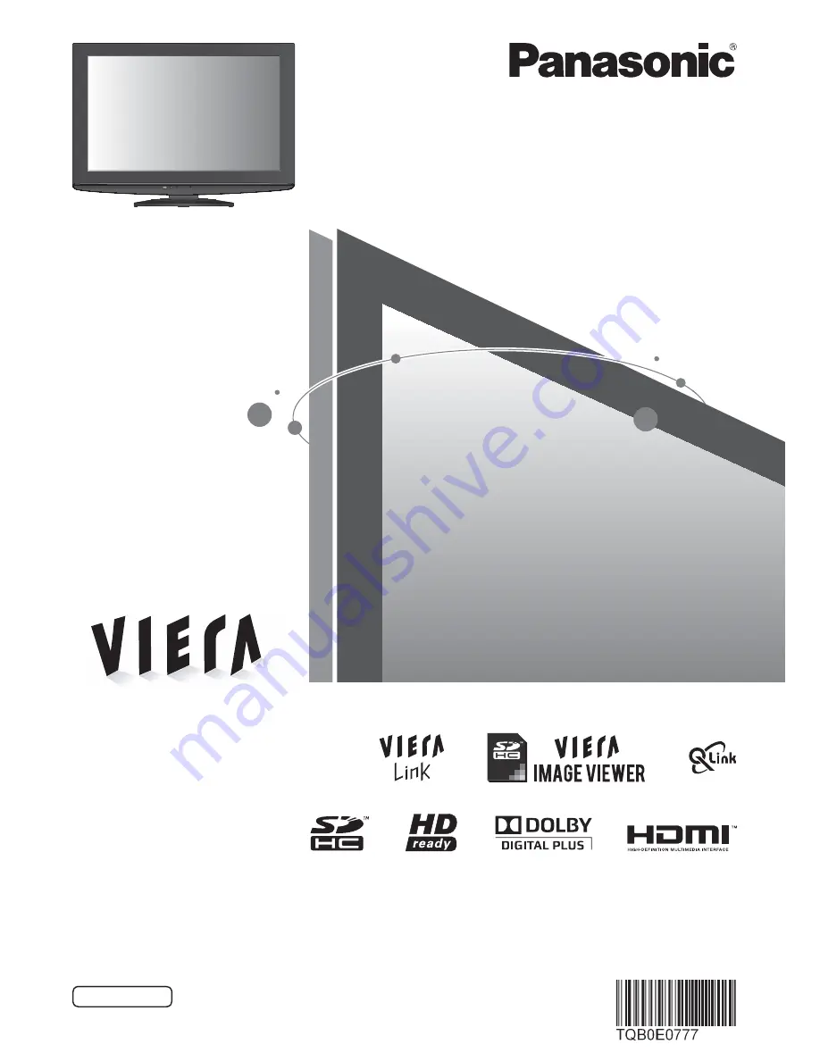 Panasonic Viera TX-L26X10L Operating Instructions Manual Download Page 1