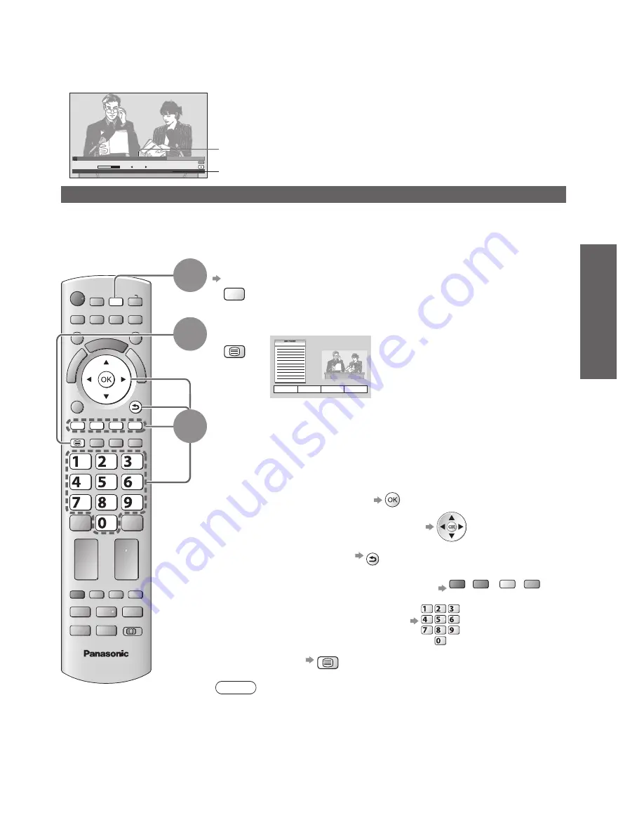 Panasonic Viera TX-P42V20B Operating Instructions Manual Download Page 25