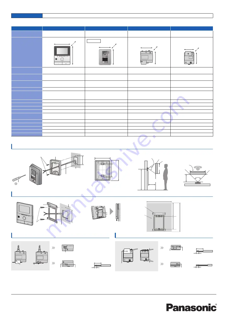 Panasonic VL-SVN511 Series Quick Start Manual Download Page 2