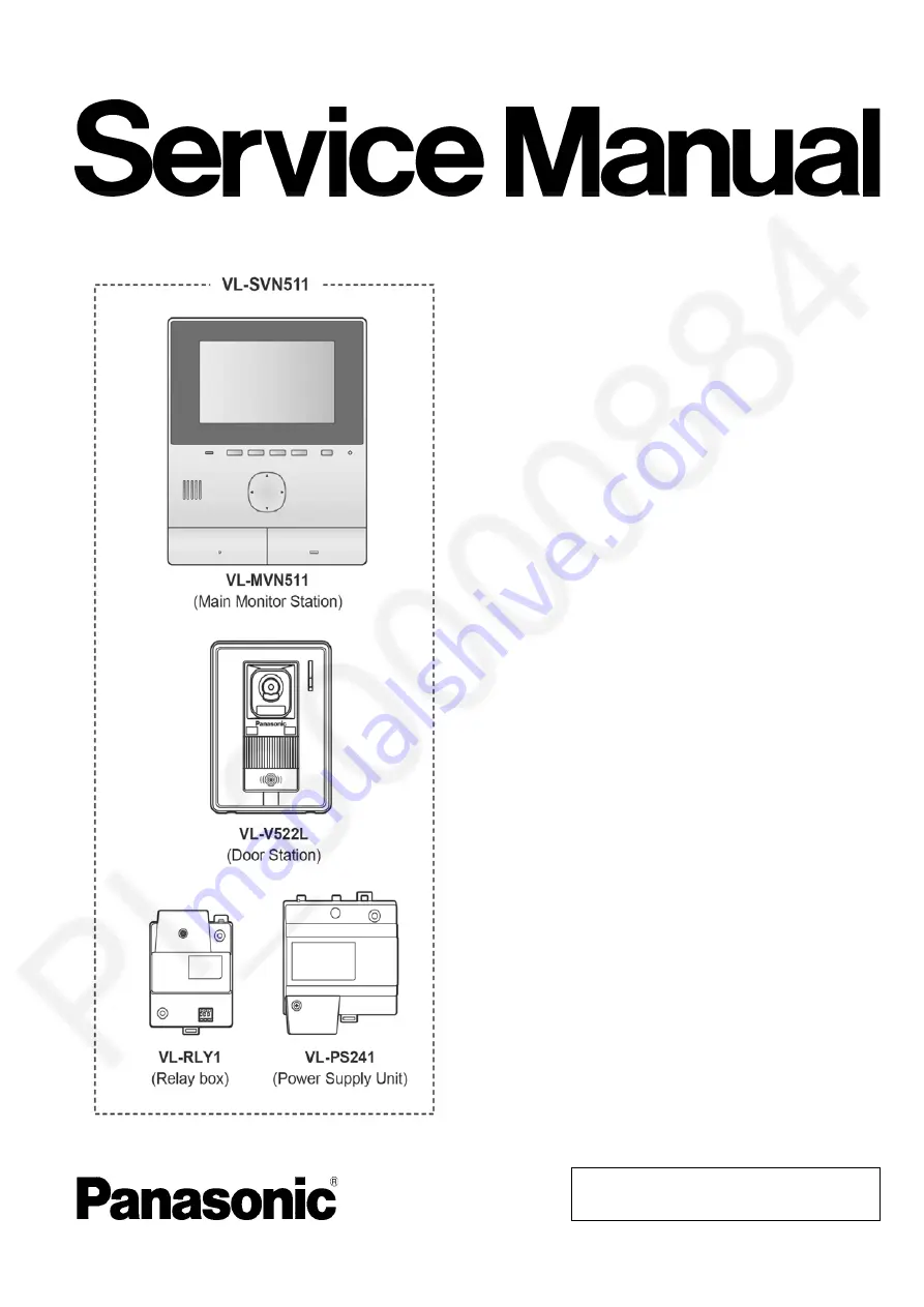 Panasonic VL-SVN511BX Скачать руководство пользователя страница 1