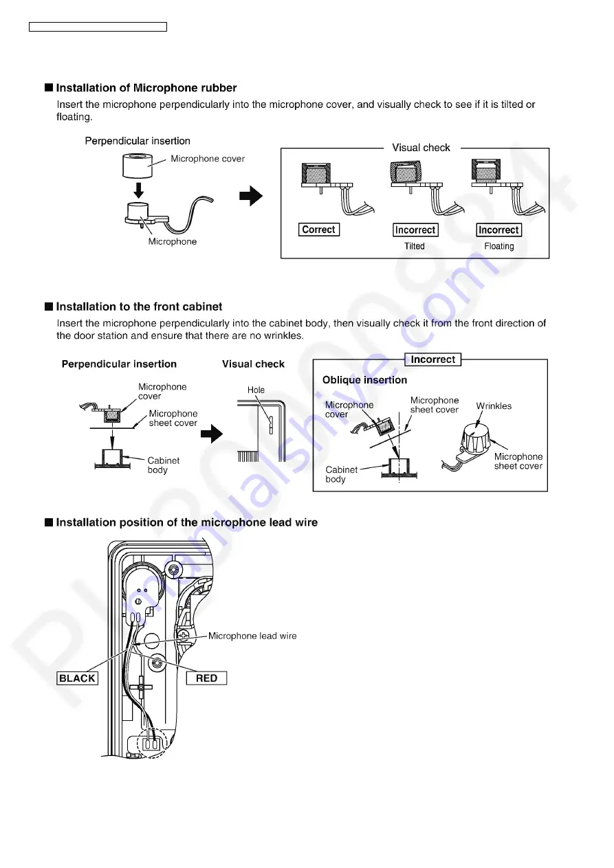 Panasonic VL-SVN511BX Service Manual Download Page 40