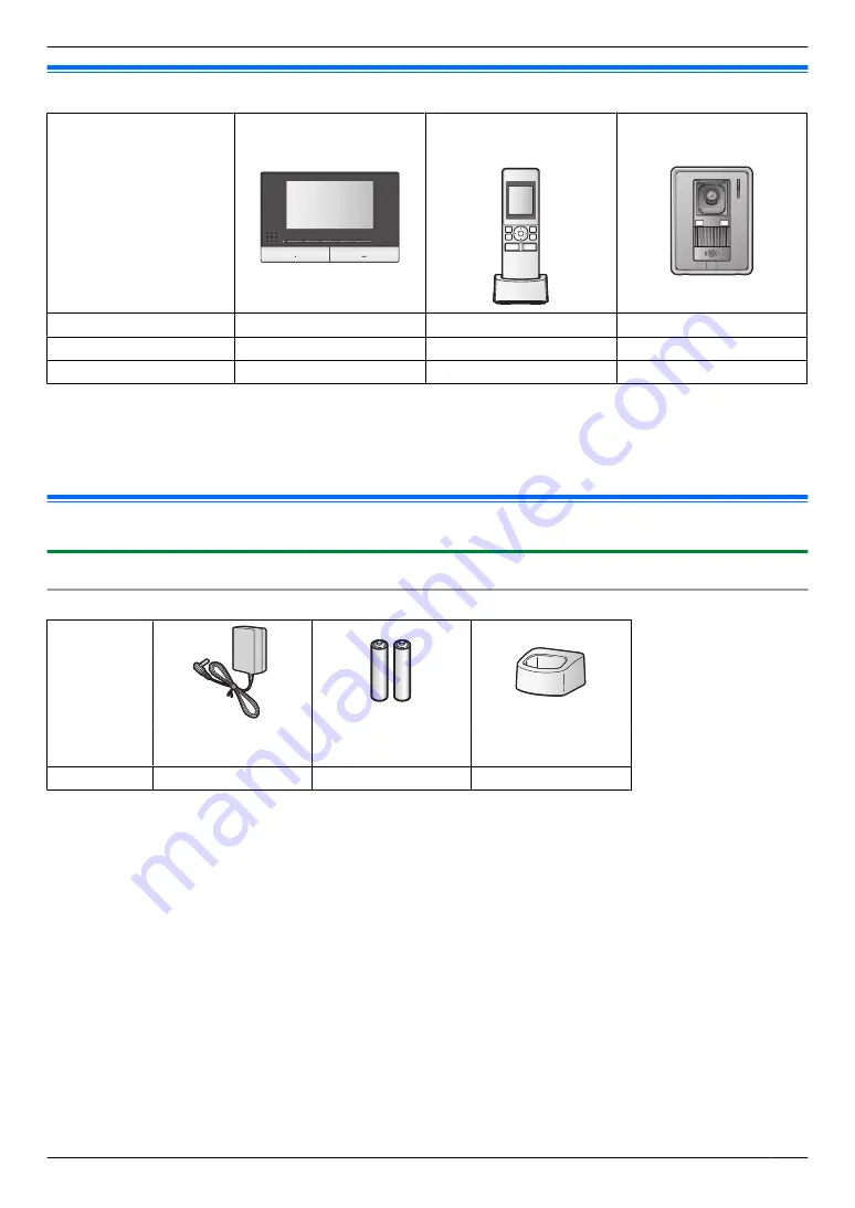 Panasonic VL-SWD272 Operating Instructions Manual Download Page 3