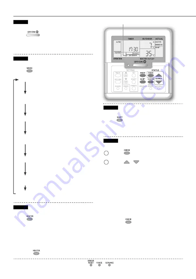 Panasonic WH-MDC06G3E5 Operating Instructions Manual Download Page 64