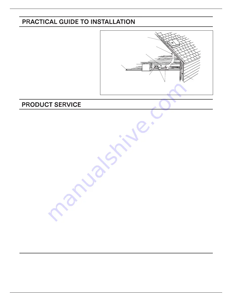 Panasonic Whisper Green FV-08VK1 Installation Instructions Manual Download Page 14