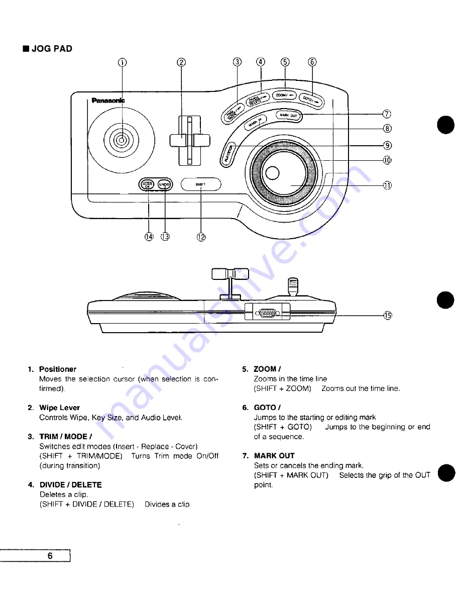 Panasonic WJMX1200AK - WORK STATION MAIN Installation Manual Download Page 8