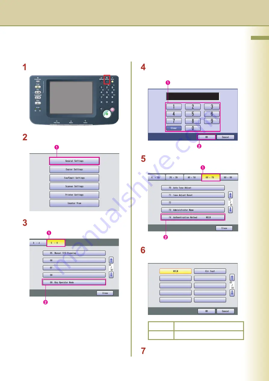 Panasonic Workio DP-C262 Security Manual Download Page 19