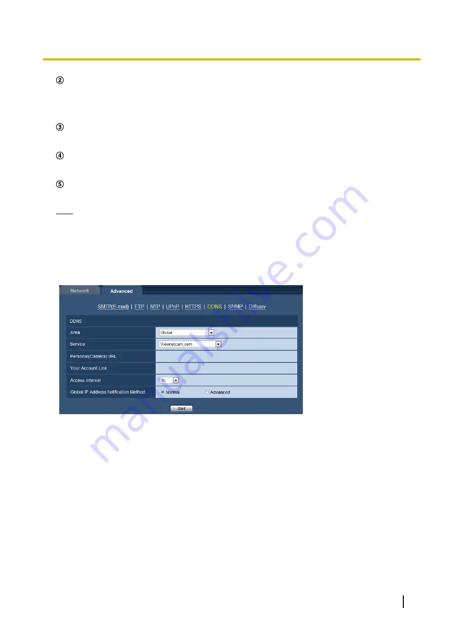 Panasonic WV-SPW631L Operating Instructions Manual Download Page 187