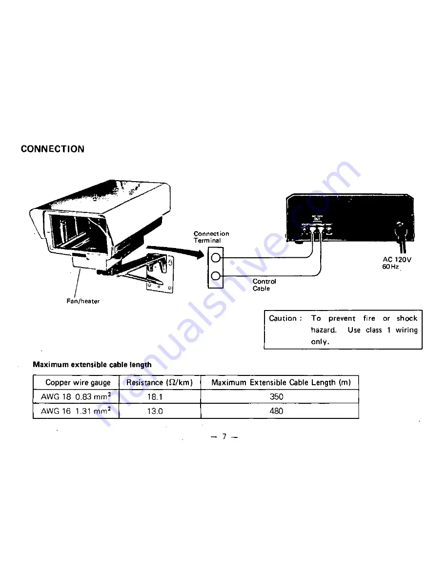 Panasonic WV46KT - CCTV PRODUCTS Installation Instructions Manual Download Page 9