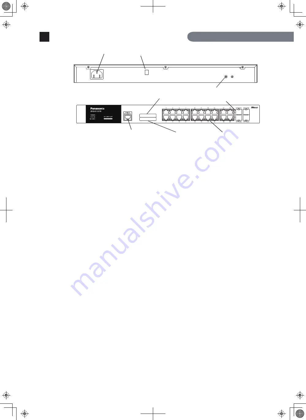 Panasonic ZEQUO 2210 Series Скачать руководство пользователя страница 10