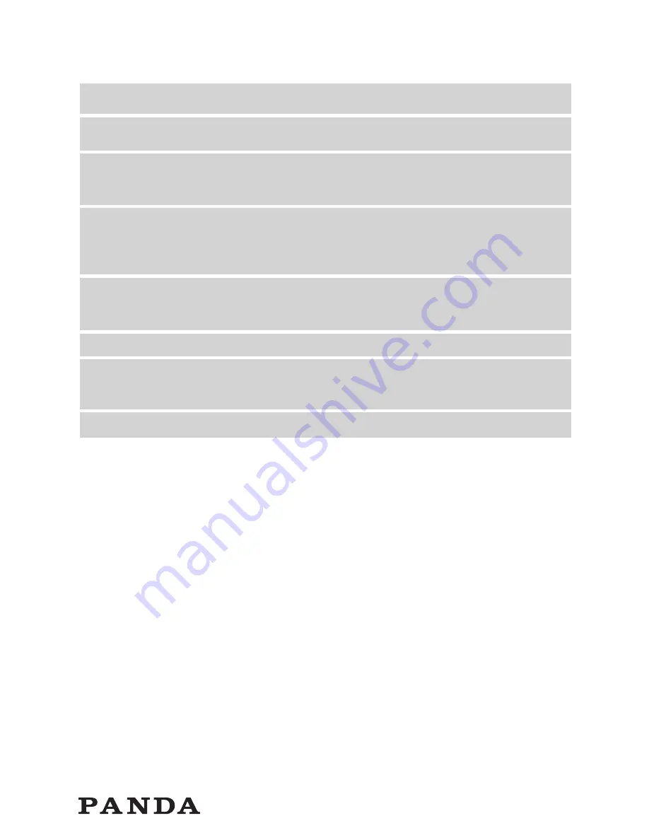 Panda PF500 Quick Manual Download Page 5