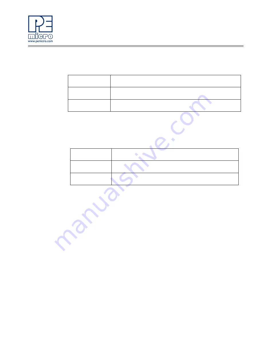 P&E Microcomputer Systems xPC56XXMB User Manual Download Page 13