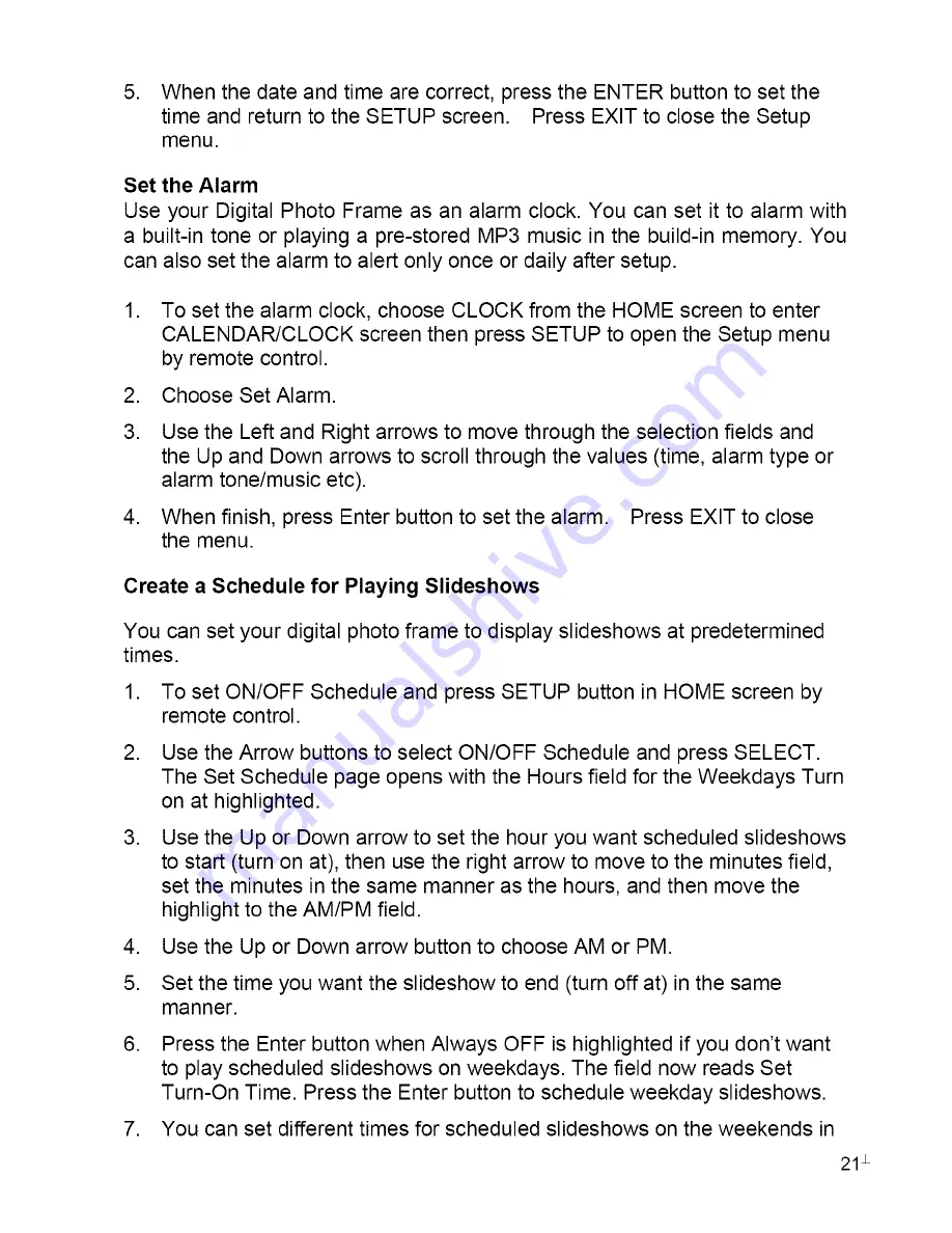 Pandigital PAN7001W User Manual Download Page 21