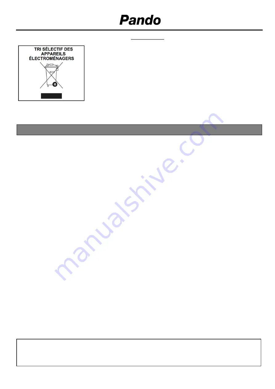 Pando P-227 Installation Manual Download Page 11