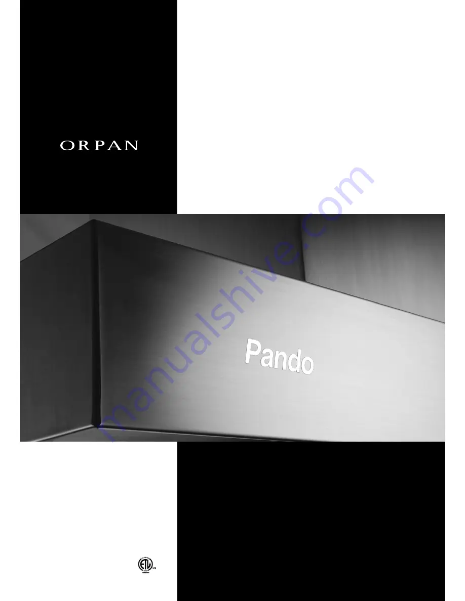 Pando P-496 User And Installation Manual Download Page 1