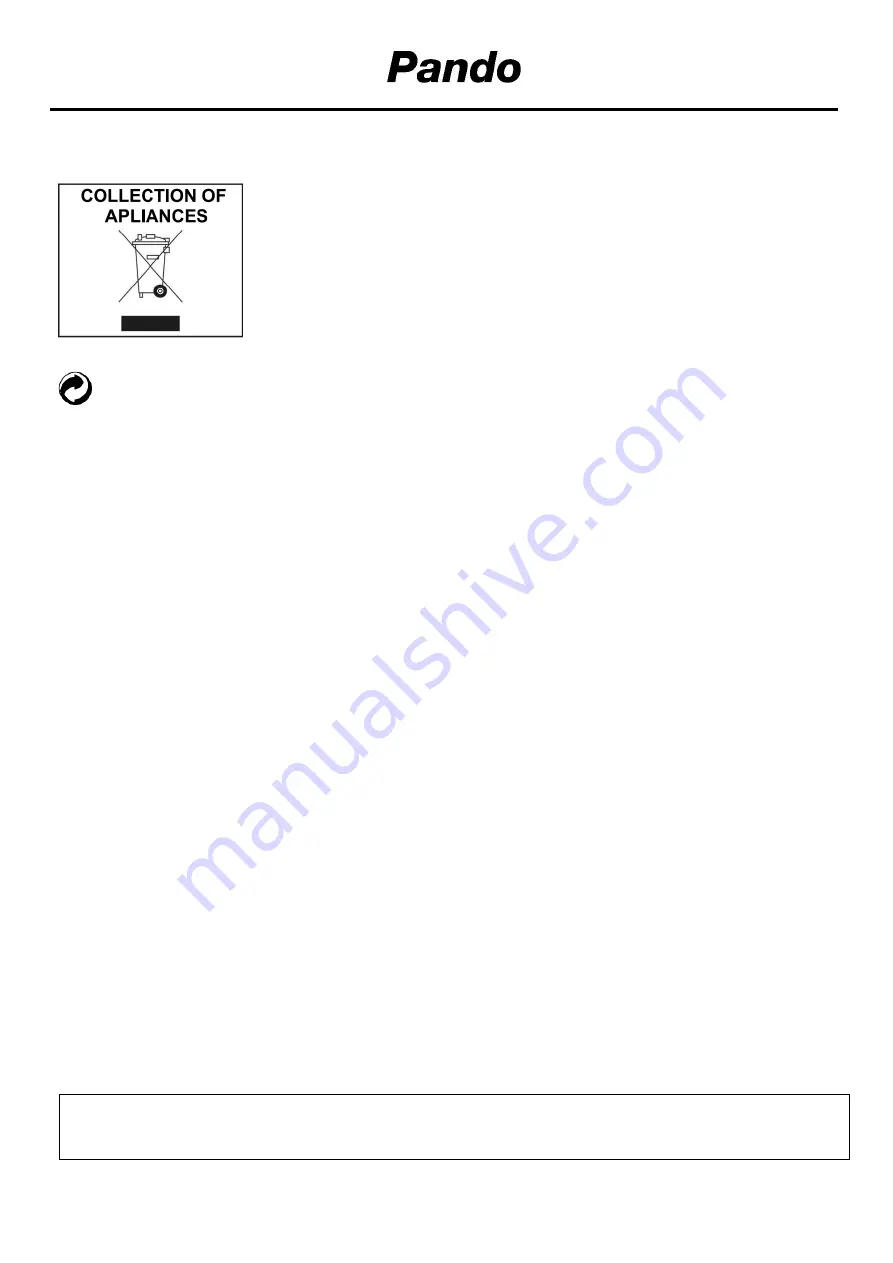 Pando V.3000 N ECO Installation Manual Download Page 6