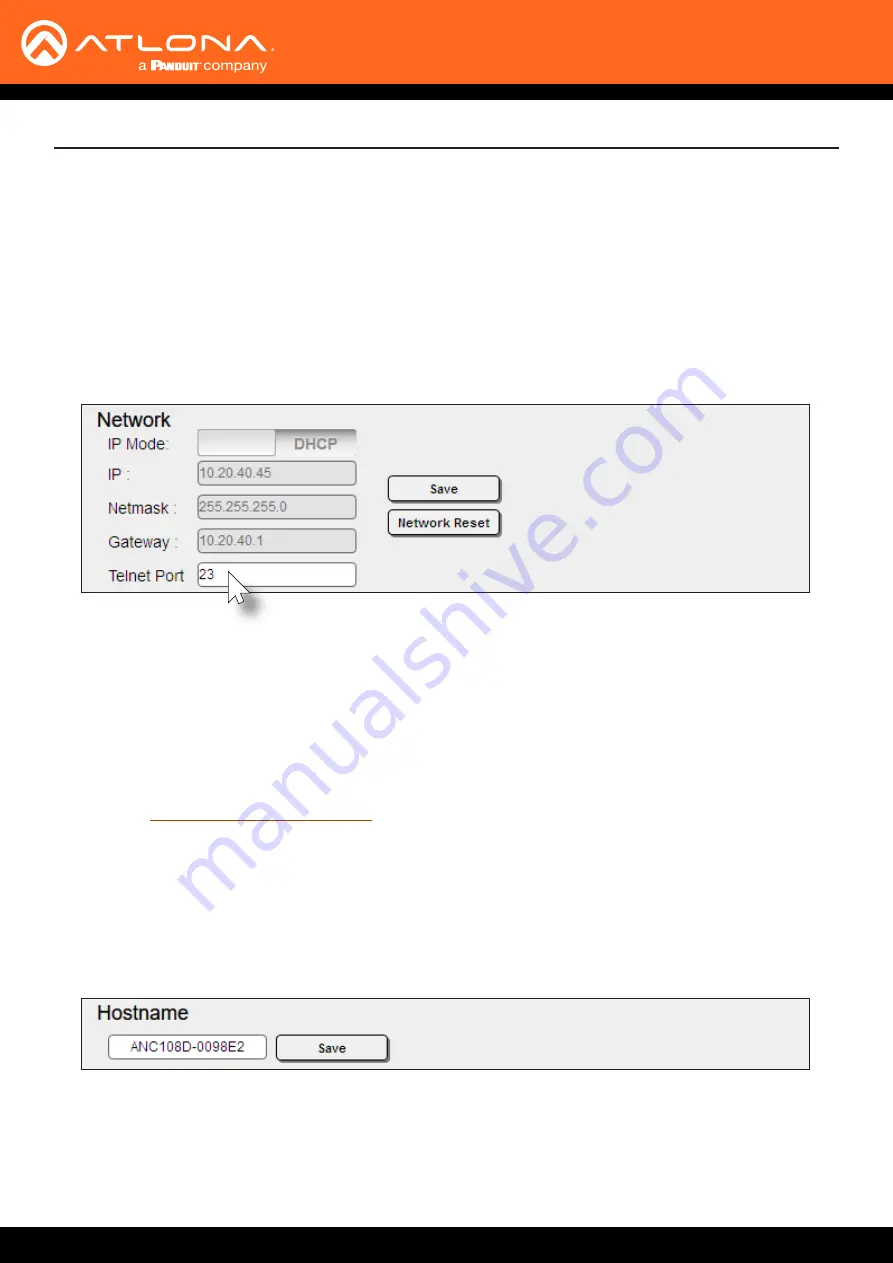 Panduit Atlona AT-ANC-180D Manual Download Page 28