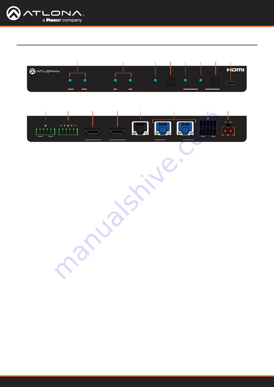 Panduit ATLONA AT-HDR-CAT-2 Manual Download Page 8