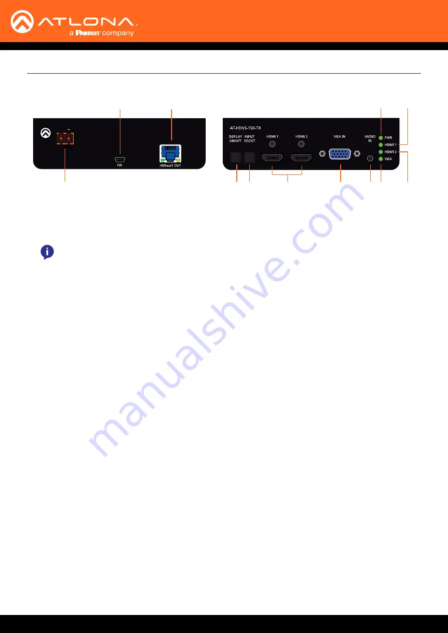 Panduit Atlona AT-HDVS-150-TX-HDMI Скачать руководство пользователя страница 9