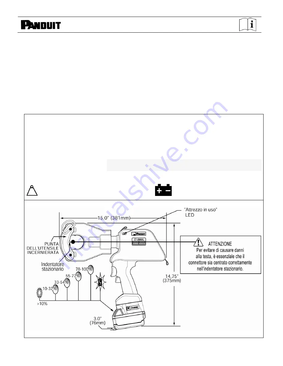 Panduit CT-2980/L Manual Download Page 20