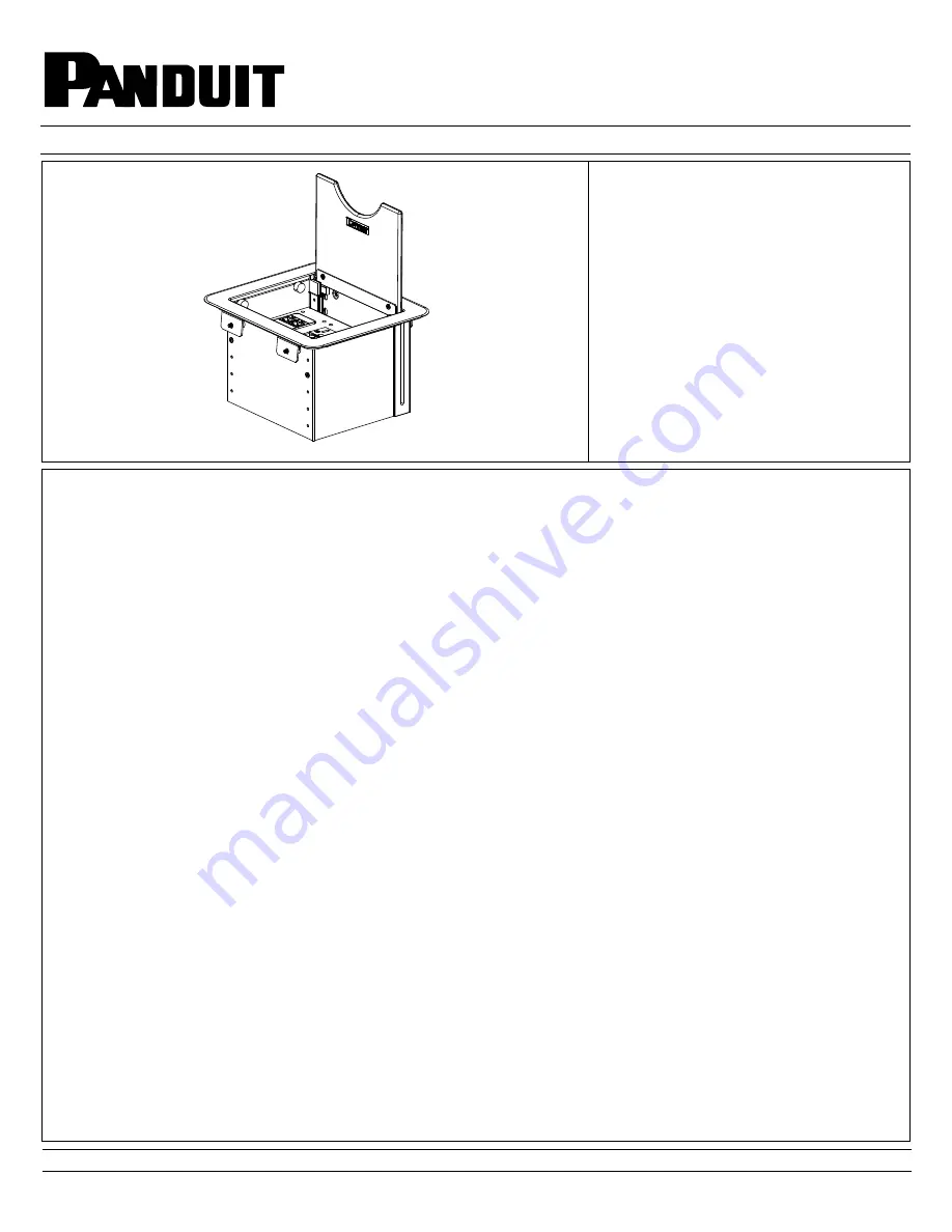 Panduit PND100 Installation Instructions Download Page 1