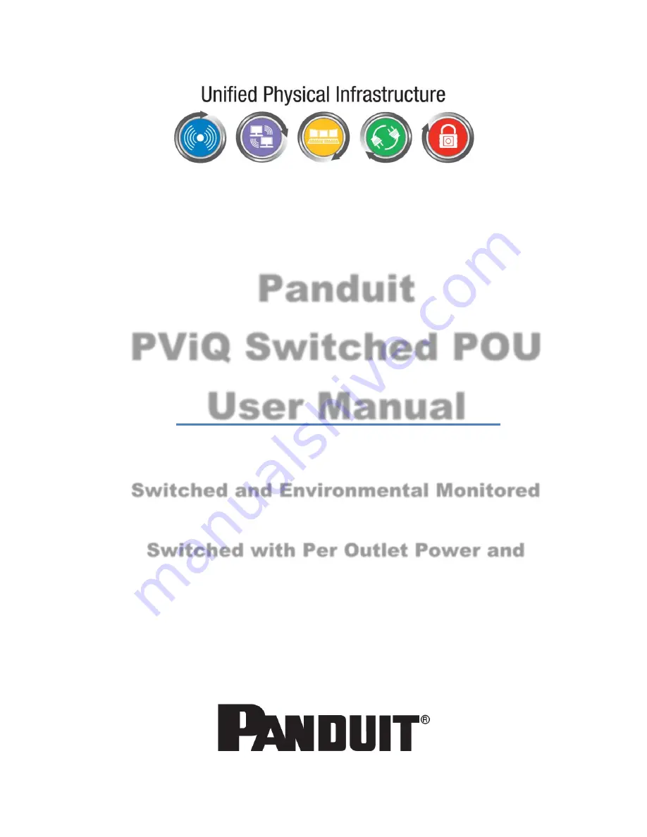 Panduit PViQ User Manual Download Page 1