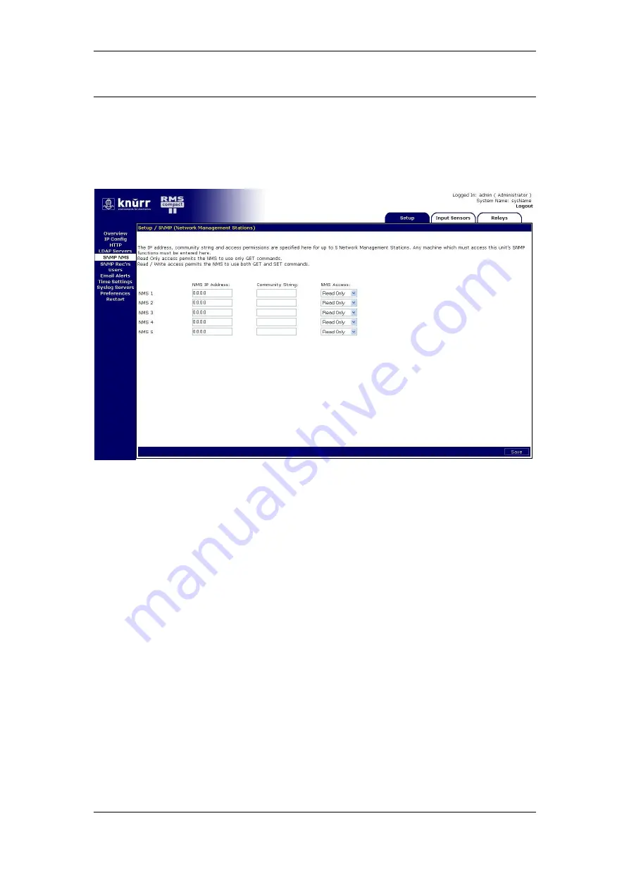 Panduit RMS Compact II User Manual Download Page 31