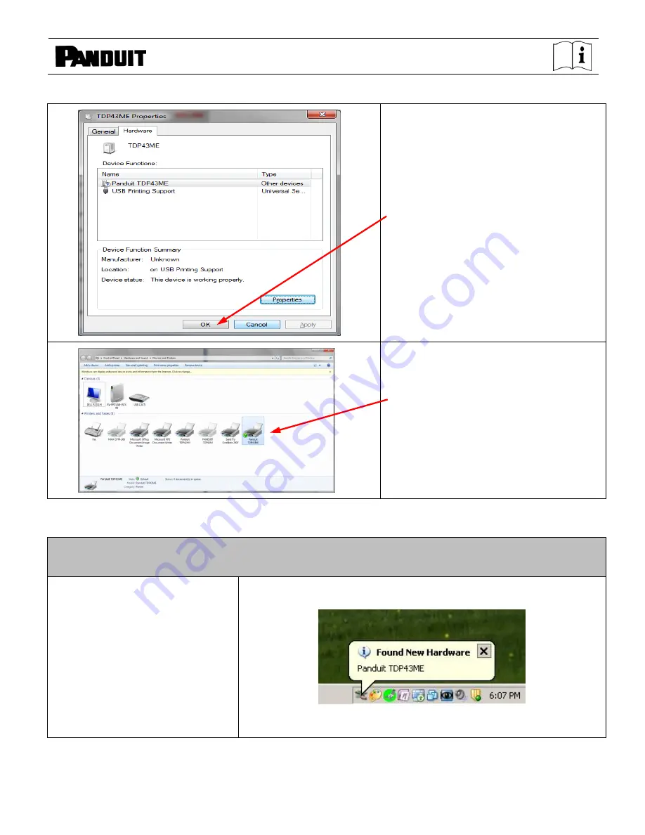 Panduit TDP43ME Operation Manual Download Page 22