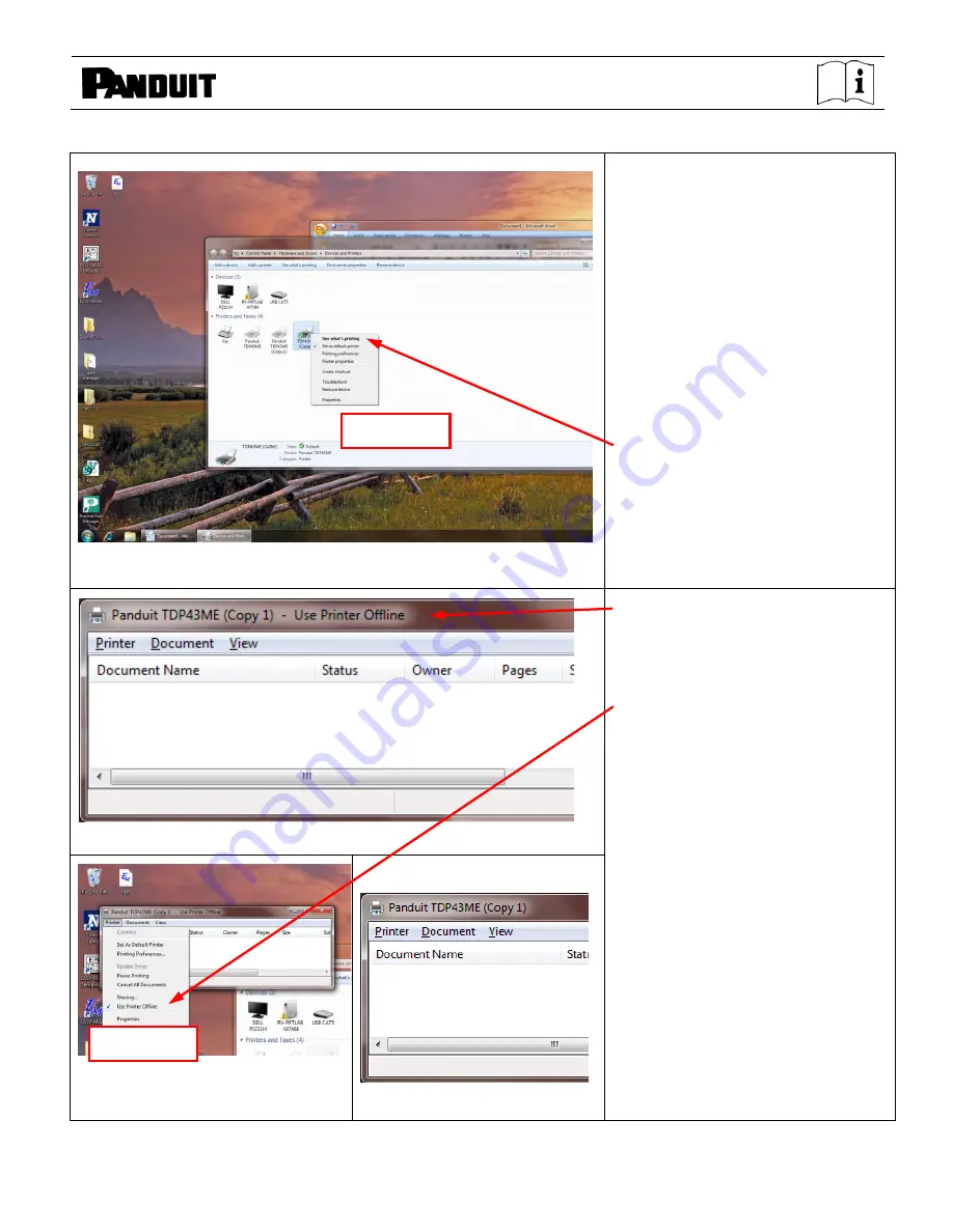 Panduit TDP43ME Operation Manual Download Page 36