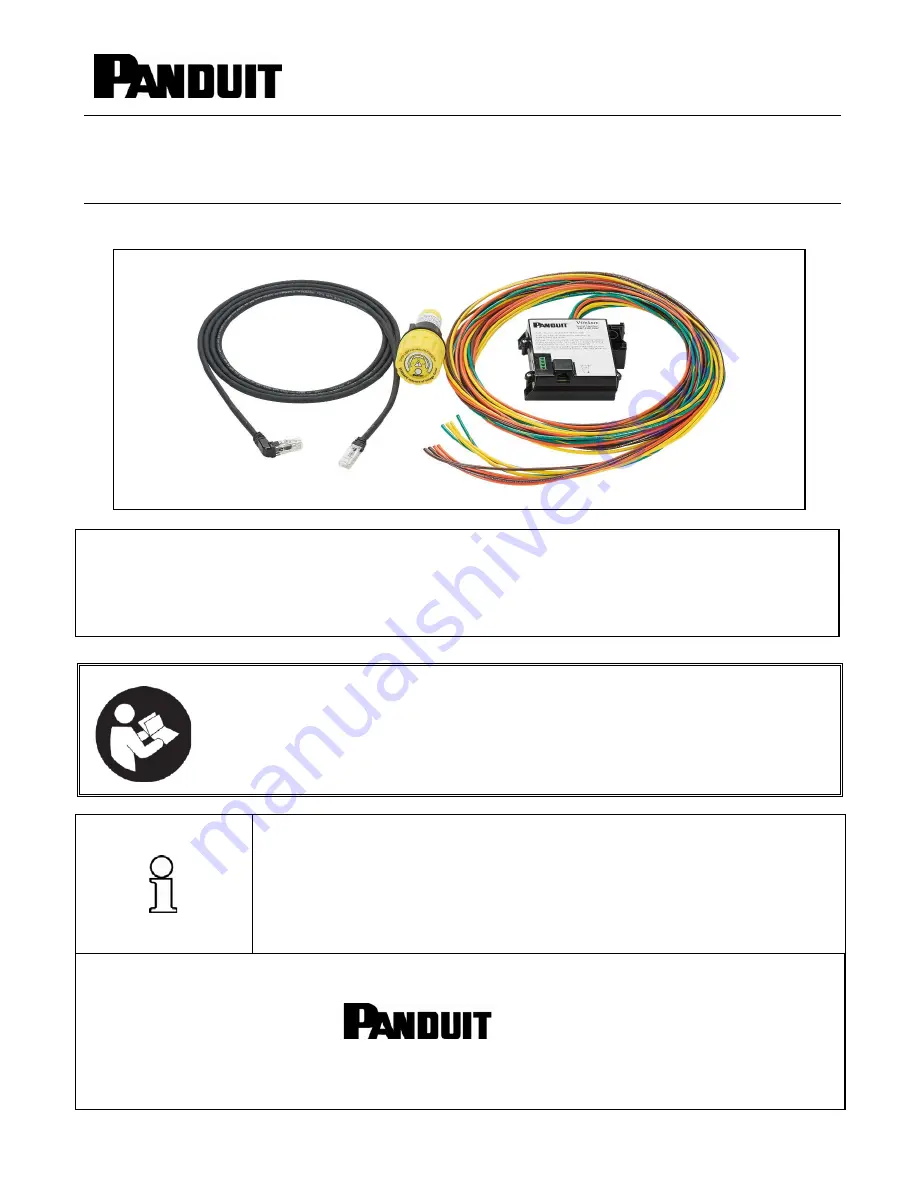 Panduit VS-AVT-C02-L10 Скачать руководство пользователя страница 1