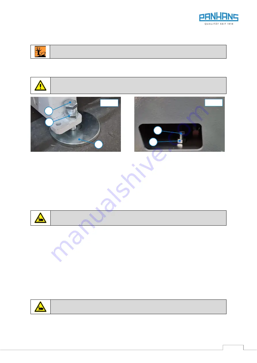 PANHANS 680 100 Operating Manual Download Page 28