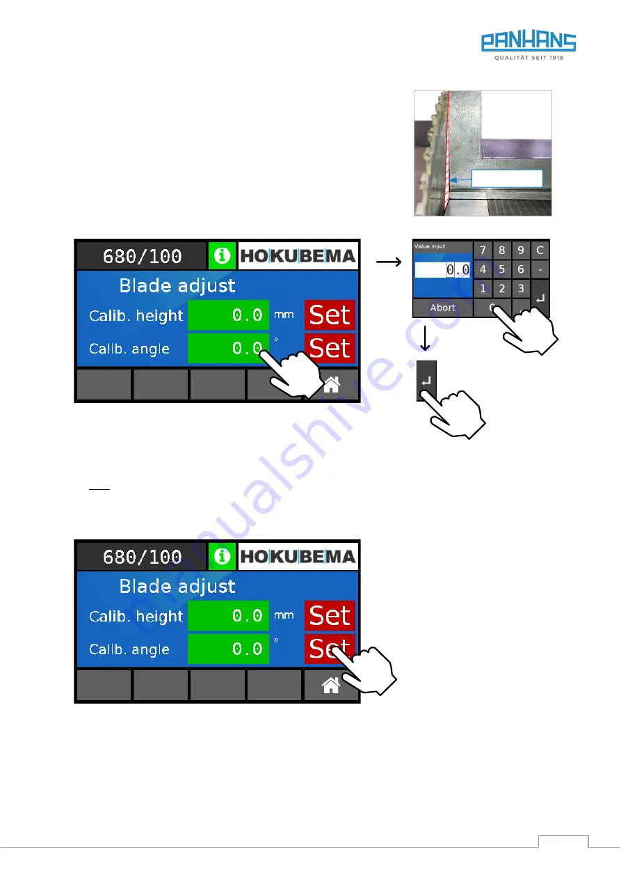 PANHANS 680 100 Operating Manual Download Page 47