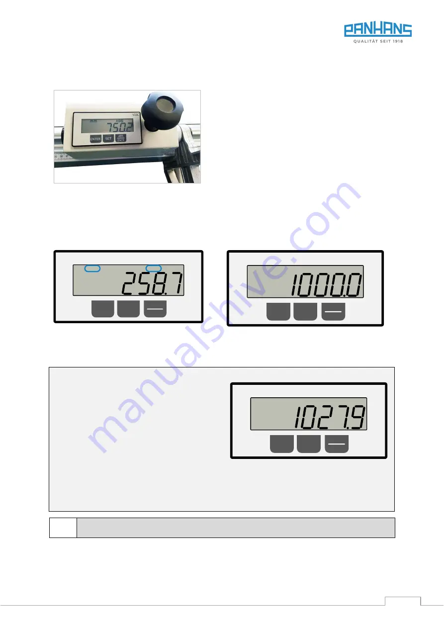 PANHANS 680 100 Operating Manual Download Page 51