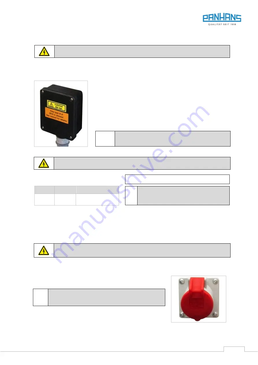 PANHANS Ultimo-Touch 245/100 Operating Manual Download Page 29