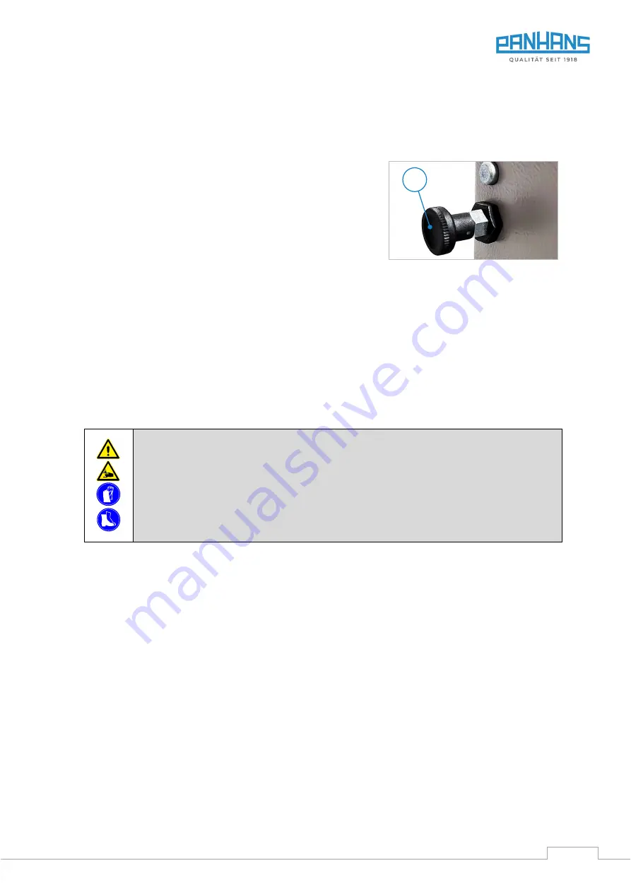 PANHANS Ultimo-Touch 245/100 Operating Manual Download Page 39