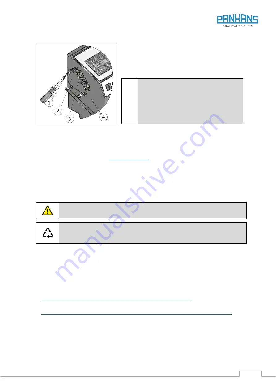 PANHANS Ultimo-Touch 245/100 Operating Manual Download Page 43