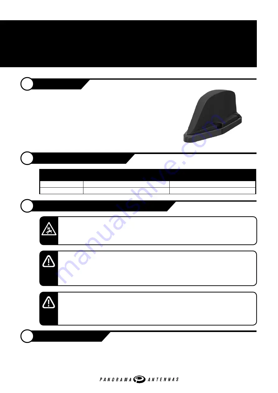 Panorama Antennas TRNM Series Installation Instructions Manual Download Page 16